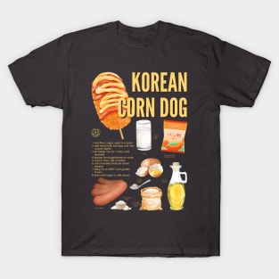 Korean Corn Dog - Street Food Recipe T-Shirt